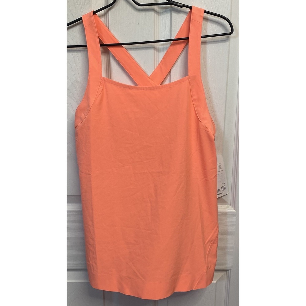 Athleta Womens Arrival Tank Top Camisole Sunset Glow Peach NWT MSP $75 Sz. S